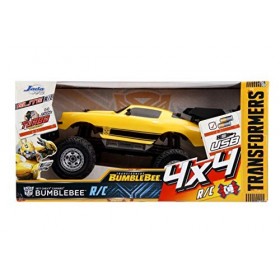 Jada Toys 253119001 Transformers Elite RC Bumblebee 1:12 Véhicule RC déant électrique Monstertruck