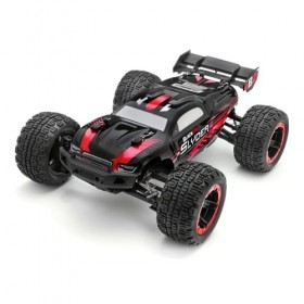 Maverick Truggy télécommandé 4WD Blackzon Slyder Rouge 1/16 RTR - Enfants 7-11 Ans