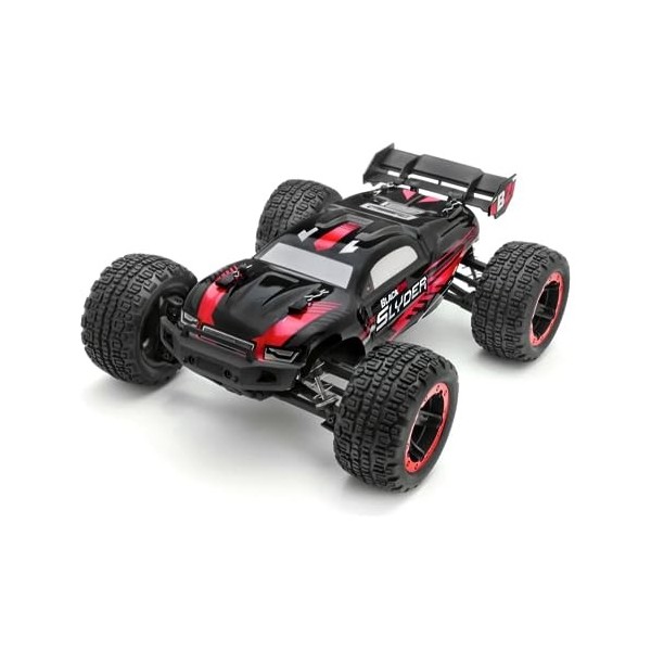 Maverick Truggy télécommandé 4WD Blackzon Slyder Rouge 1/16 RTR - Enfants 7-11 Ans