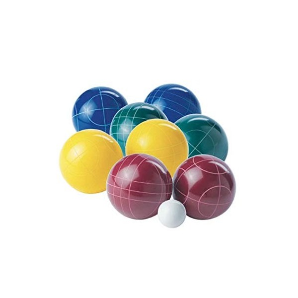 Franklin Sports Ensemble de pétanque – 8 Boules de pétanque Toutes Saisons, 1 Pallino et Sac de Transport de Luxe – Jeu de Pl