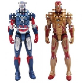 BSNRDX 2Pcs Figurine, Legends Series Figurines de 10 cm à Déformable Collectionner, design et articulations premium, pour Enf