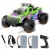 Cream Kids Voiture RC 2,4 GHz Échelle 1:16 4WD 40 km/h Amateur Offroad Monster RC Truck RC Truck RC Truggy RTR Étanche Offroa