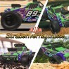 Cream Kids Voiture RC 2,4 GHz Échelle 1:16 4WD 40 km/h Amateur Offroad Monster RC Truck RC Truck RC Truggy RTR Étanche Offroa