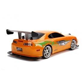 Jada Toys Fast & Furious RC-Auto, Drift 1995 Toyota Supra, Turbo, Fonction Drift, 4 Roues motrices, Voiture télécommandée, 2 
