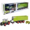 Happy People 34425 – Nikko, Tracteur Claas Axion 870 RC + pendentif Cargos 9600