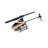Carson 500507170 Tyrann Single Blade 320 2.4GHz 100%RTF Orange - Hélicoptère télécommandé, Robuste RTF Ready to Fly , Hélico