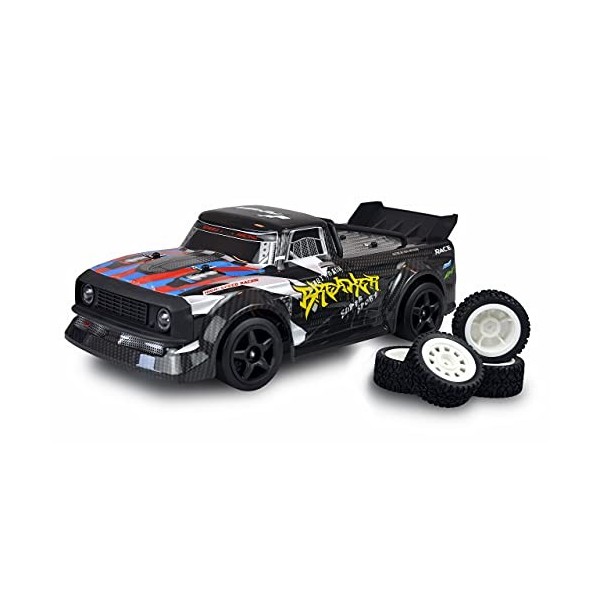 Amewi 21087 RC Drift Sport Car Breaker 1:16 2,4 GHz RTR avec Gyroscope, Batterie Incluse, câble de Charge USB, éclairage LED,