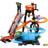 Hot Wheels City Station de Lavage Ultime, coffret de jeu avec pistes pour changer la couleur des voitures Color Shifters, Jou