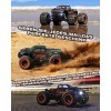 HAIBOXING Voiture Télécommandée 1:16 RC Car Monster Truck, étanche RTR Tout-Terrain Voiture RC 36 km/h, à Grande Vitesse à Di