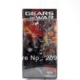 CHOUDOUFU Sculpture Statues Ornements  Film De Jeu Classique Engrenages Drone De Sauterelle avec Gros Pistolet Et Collier NEC