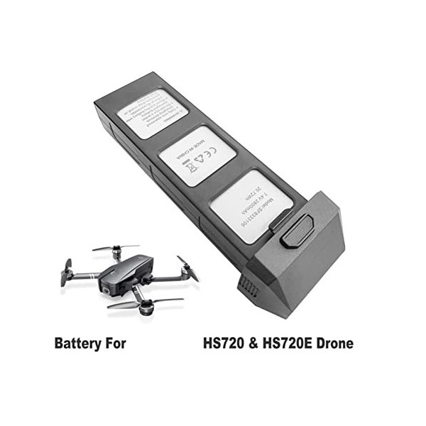 ZYGY Accessoires 2PCS 7.4V 2800mah Batterie au Lithium avec Chargeur 2 en 1 pour HS720 HS720E Pliant sans balais Quadcopter A