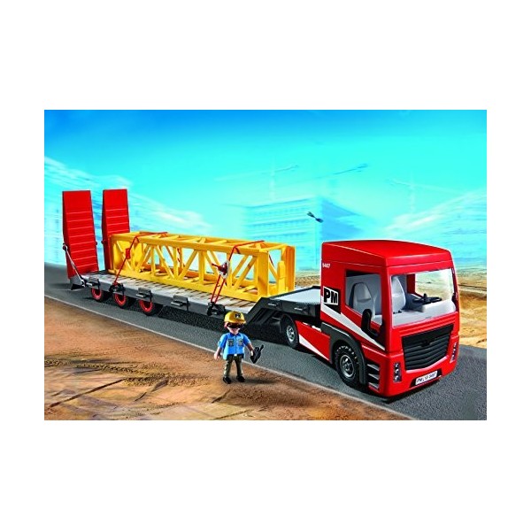 Playmobil - 5467 - Figurine - Tracteur Routier avec Grande Remorque