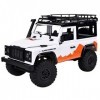 EVTSCAN Voiture Tout-Terrain RC MN-99 2.4G 1/12 4WD Crawler RC Defender Voiture télécommandée RTR Voiture RC White 