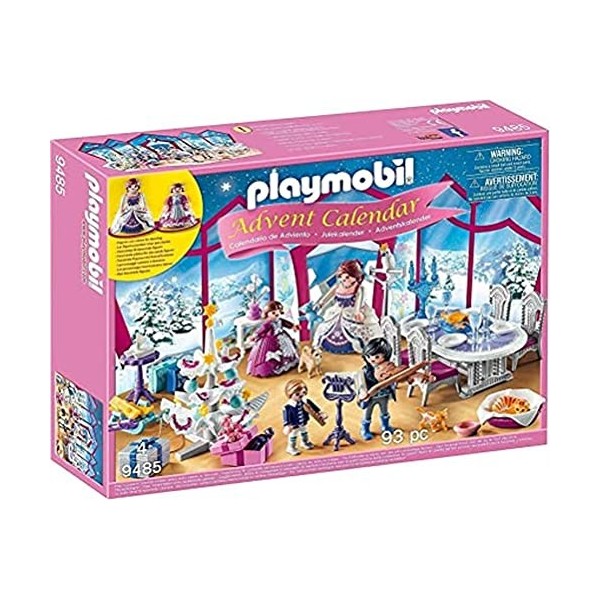 Playmobil 9485 Calendrier de lAvent Bal de Noël Salon de Cristal- - Christmas- Noël 24 Surprises