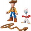 Imaginext Disney Pixar Toy Story 4, Figurines Fourchette et Woody, Jouet pour Enfant Dès 3 ans, GBG90