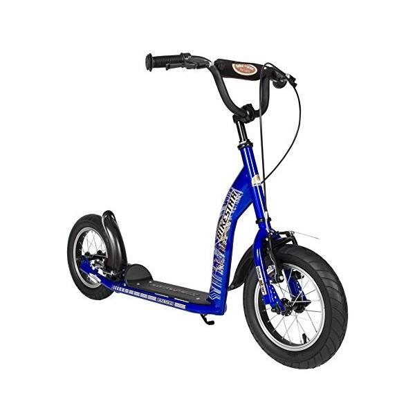 STAR SCOOTER Trottinette Enfant 2 Roues pour garçons et Filles de 6-10 Ans | Patinette Enfant 12 Pouces Sportif | Bleu