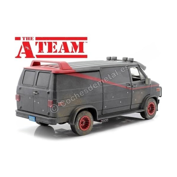 Greenlight Collectibles- Voiture Miniature de Collection, 13567, Noir/Red