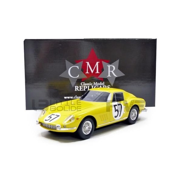 CMR - 275 GTB Le Mans 1966 Ferrari, CMR038, Jaune, Echelle 1/18