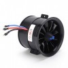 VGEBY Conduit RC de 70 mm, EDF 70 mm 12 Feuilles Conduit 6S 2100KV Contrôleur de Vitesse ESC Set MATÉRIAU Composite MATÉRICAU