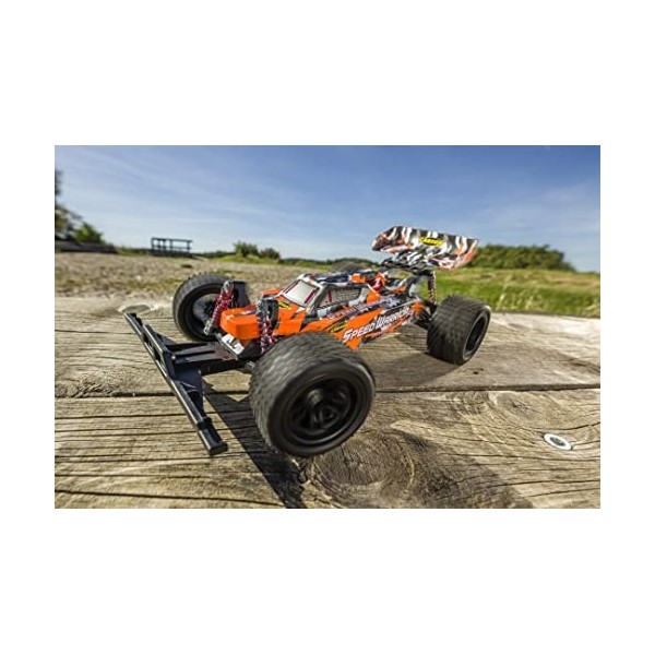 Carson Modellsport 500404237 1:10 FE Speed Warrior 2,4G 100% RTR - Voiture radiocommandée Orange, véhicule RC, avec Piles et 