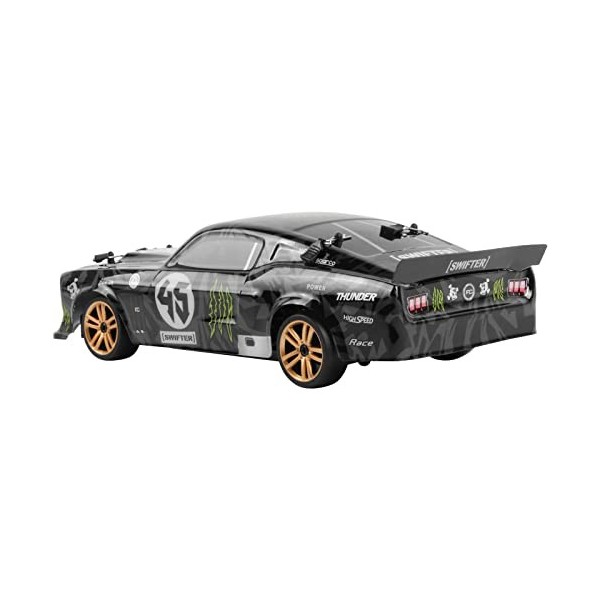 Goolsky RC Drift Car 1/18 2.4GHz 4WD 30 km/h Moteur RC180 Fortement Magnétique RTR Haute Vitesse Rechargeable Ecologique Voit