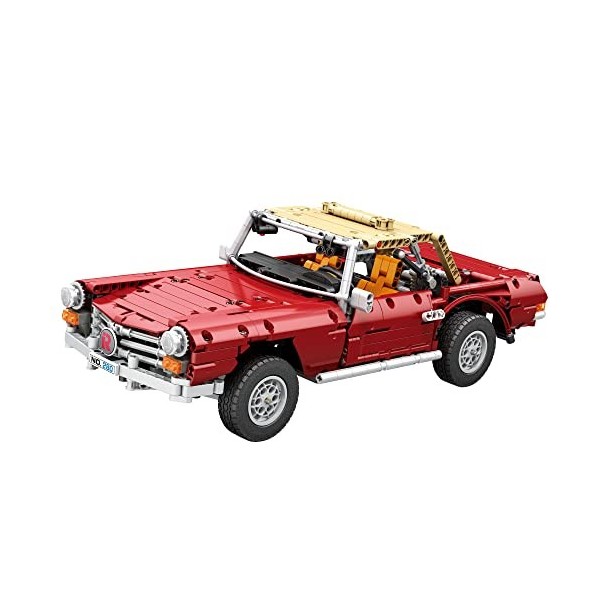 Reobrix 11005 Technique télécommandée Vintage 280SL Blocs de Serrage MOC Car Kit de Construction de Voiture Jouet Voiture de 