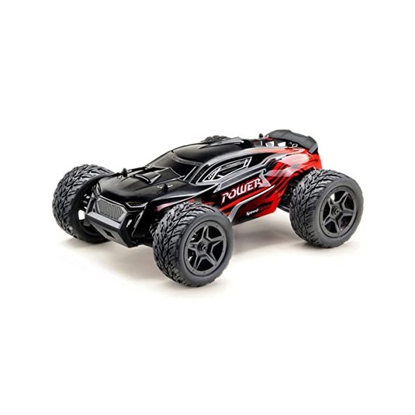 Absima Power Noir/Rouge 1:14 Auto RC électrique Truggy 4 Roues motrices 4WD prêt à fonctionner RTR 2,4 GHz, 14001