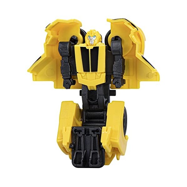 Transformers EarthSpark, Figurine Tacticon Bumblebee de 6 cm, Jouet Robot pour Enfants, à partir de 6 Ans