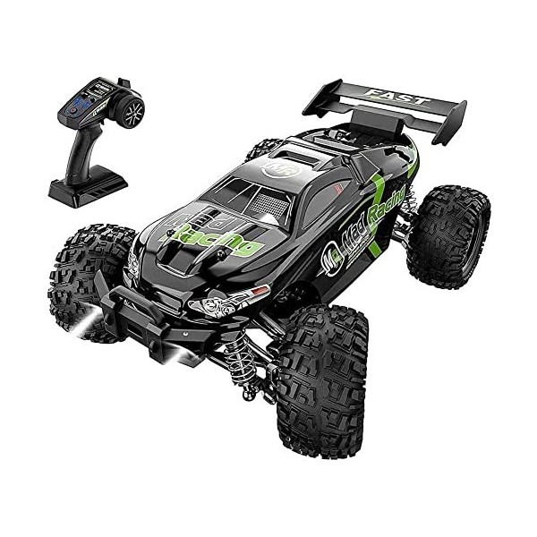 SUBECO Voitures RC pour garçons, Voiture télécommandée 4x4 Tout-Terrain, Camion Monstre électrique, Escalade Tout Terrain, Jo