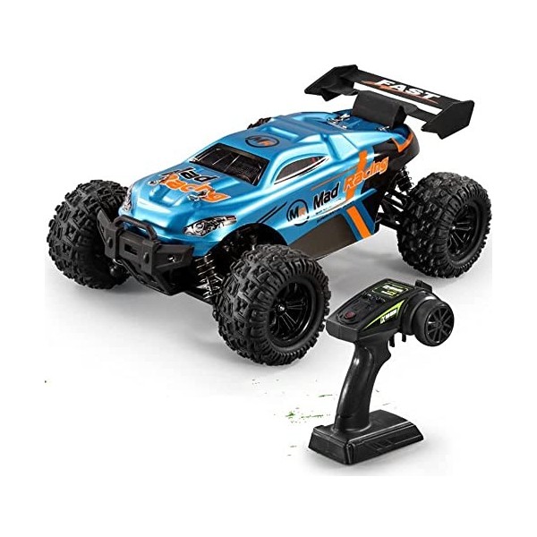 SUBECO Voitures RC pour garçons, Voiture télécommandée 4x4 Tout-Terrain, Camion Monstre électrique, Escalade Tout Terrain, Jo