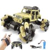 GLOYER Stunt 4WD Drift Climb Voiture télécommandée 1/18 2,4 G sans Fil électrique Tout-Terrain RC véhicule en Alliage Corps T