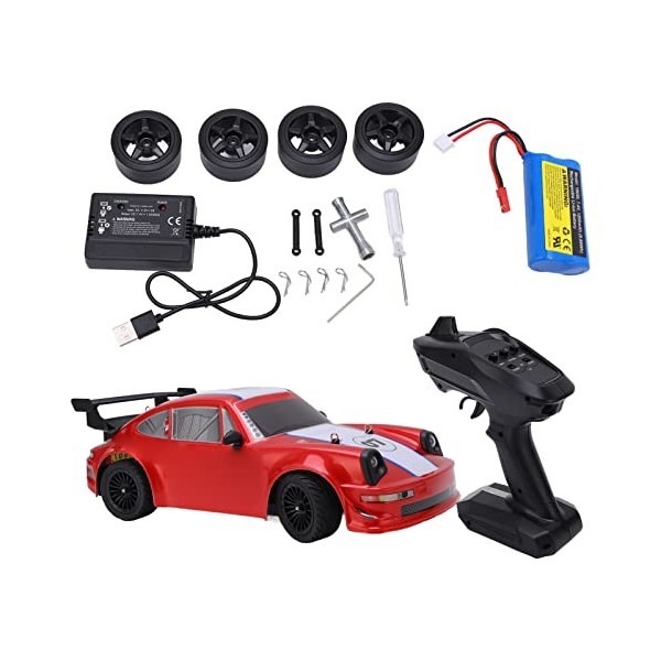 UD1607 1/16 Voiture Télécommandée, 2,4 G Haute Vitesse avec Brosse Drift RC, Jouet de Véhicule électrique Antidérapant, Voitu