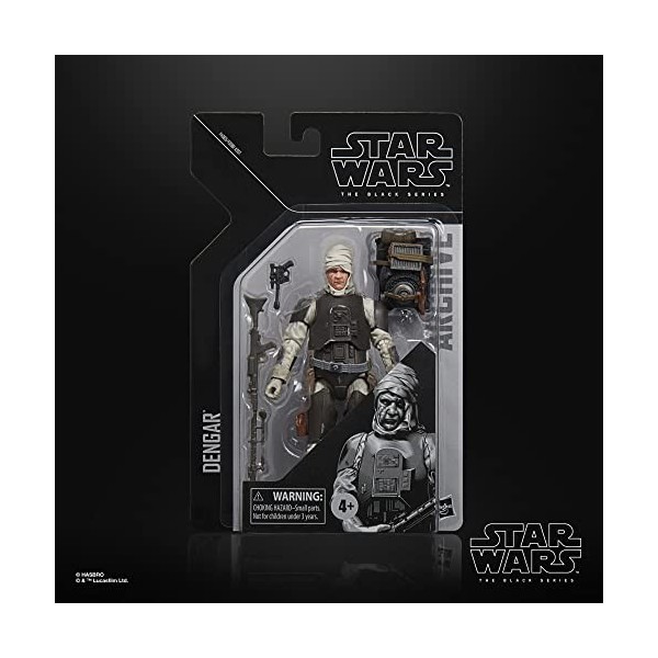 Star Wars Hasbro The Black Series Archive, Dengar, Figurine de Collection de 15 cm, Le Retour du Jedi, pour Enfants, à partir