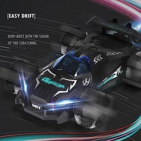 SUBECO Voiture télécommandée, Voitures RC 2,4 GHz, Voiture RC cascadeuse pour Enfant, Voiture radiocommandée à dérive rotativ