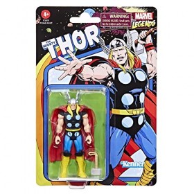 Marvel Hasbro Legends Series Retro 375 Collection, Figurine Thor de 9,5 cm, 1 Accessoire F3819 Multicolore