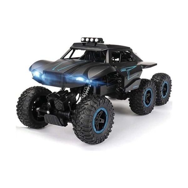 VUCICA Voiture de Course RC à Grande Vitesse avec lumières, véhicule Tout-Terrain télécommandé for Adultes, garçons et Filles