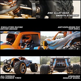 ERYUE Voiture télécommandée, Wltoys XKS 104009 1/10 Voiture Tout-Terrain Escalade Voiture Télécommande Camion 4WD RTR 2.4Ghz 