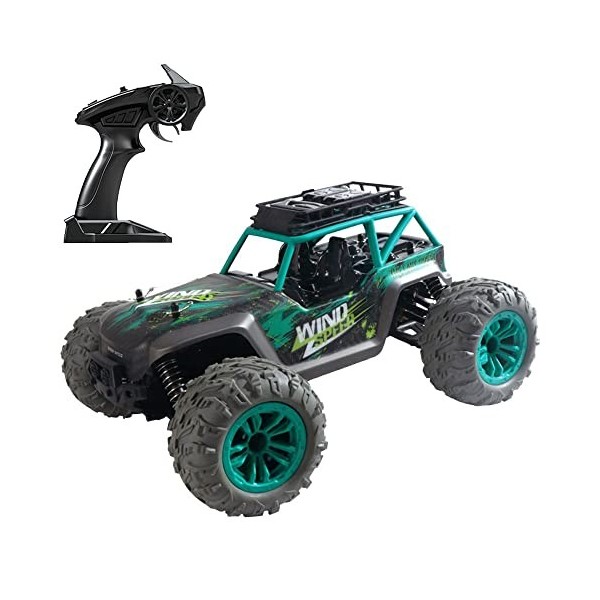 AFEBOO Voiture télécommandée, 1/14 Scale 4WD Off-Road RC Car 2.4G Télécommande Monster Truck 36KM/H High Speed ​​Racing Car A