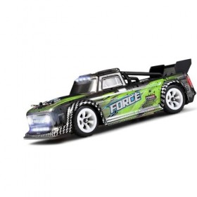 Voiture télécommandée de châssis en alliage de simulation 1. 28 camion court électrique à quatre roues motrices avec voiture 