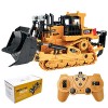 1:24 9CH RC Bulldozer Tracteur Modèle Télécommande Camion Voiture Pelle Véhicule Dingénierie Jouet Enfants Garçon 8-12 Noël 