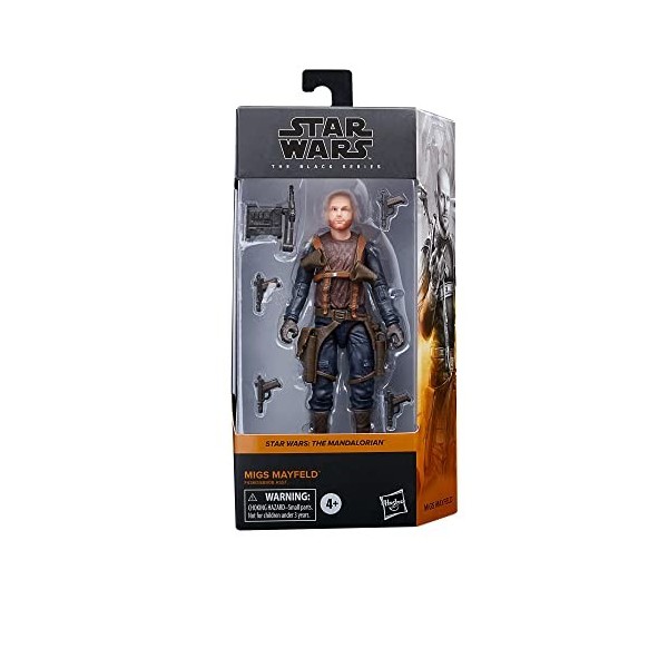 Star Wars The Black Series, Figurine de Collection de Migs Mayfield de 15 cm, The Mandalorian Jouet pour Enfants, à partir de