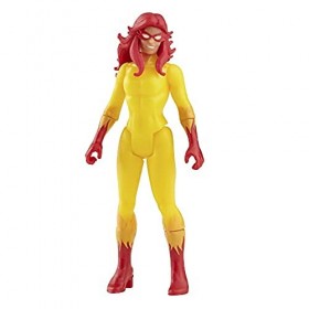 Marvel Hasbro Legends Series Retro 375 Collection, Figurine articulée Marvels Firestar de 9,5 cm, Jouet pour Enfants, dès 4 