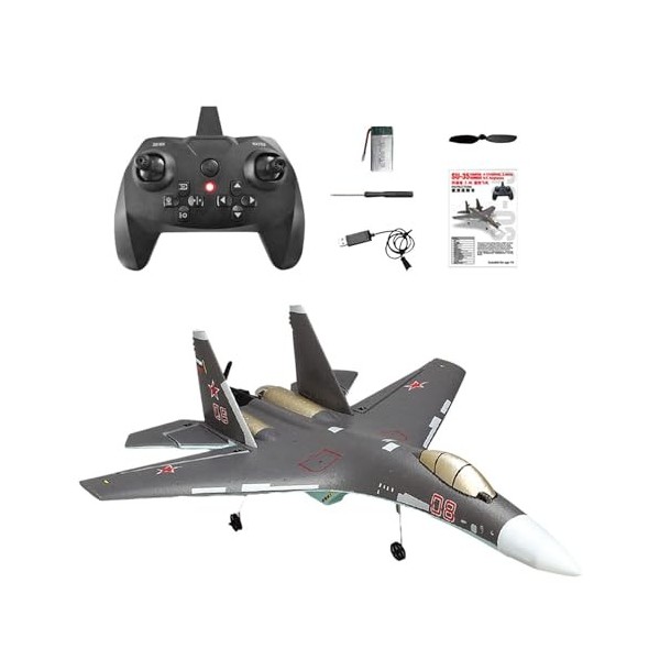 Ronyme Avion de Chasse télécommandé, Maintien daltitude, évitement dobstacles, Avion de Chasse à 6, Avion RC pour Enfants e