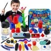 Heyzeibo Kit de Magie - 60+ Tours de Magie Enfant, Kit Magique avec Baguette Magique et Instructions, pour Garçons, Filles, T