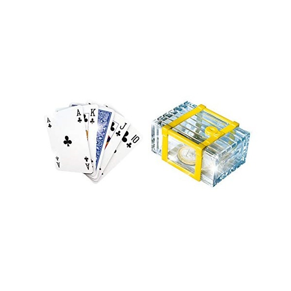 Clementoni - 52574 - Mes Tours de Magie - Cartes Magiques et Coffre-Fort - Jeu de Plateau ludique - Jeu éducatif, 7 Ans et Pl