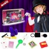 VingaHouse Boîte de Magie pour Enfants Débutants : 25 Tours Époustouflants avec Équipement Magique, Jouets Magiques Adaptés a