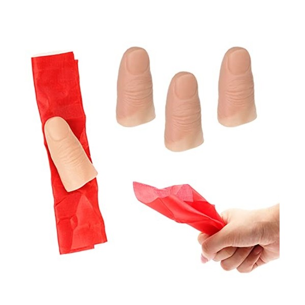 Faux Doigt Farce, Pouce Magique, Pouce Magique Fake Finger, Doigts Artificiels, Pouce Tour De Magie en Plastique, Magique Pou