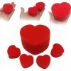 Boules de Mousse en Forme de cœur Qui se multiplient de près, 5 pièces, Accessoires de Tours de Magie Doux et Amusants pour L