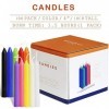 MUOIVG 100 Bougies Chandelles,Candle, Kerzen Kleine Dripless pour carillons, magie, église, veillée aux chandelles, rituels, 