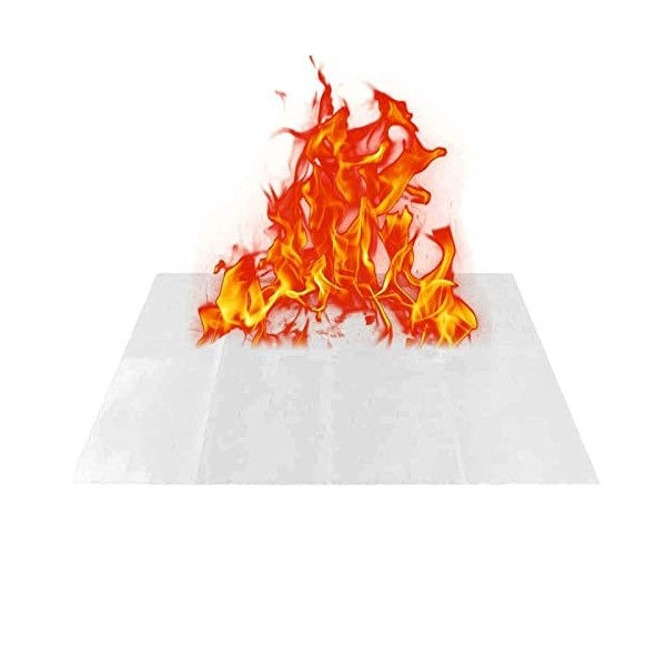 Bexdug Feu Papier - Papier Magique à Combustion Rapi| Magie du feu, Accessoires daccessoires Magie, sans Cendres et sans pou